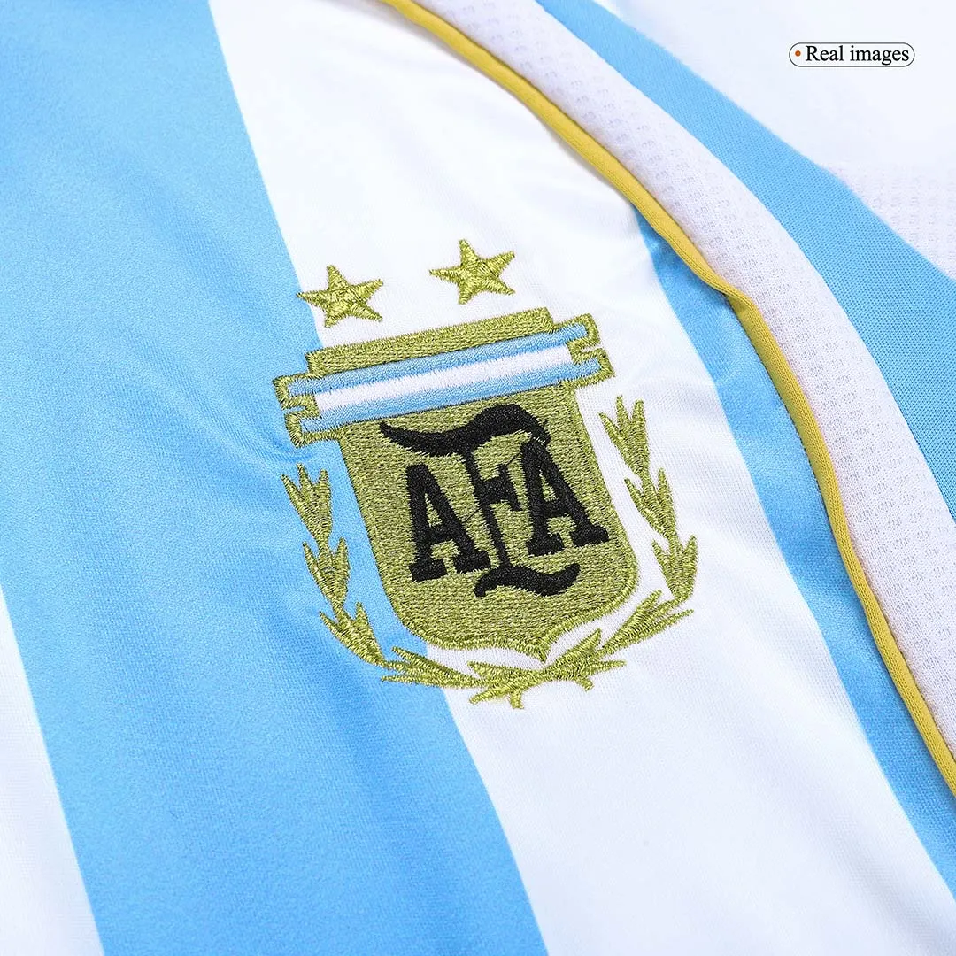 Retro Argentina Home Long Sleeve Jersey World Cup 2006