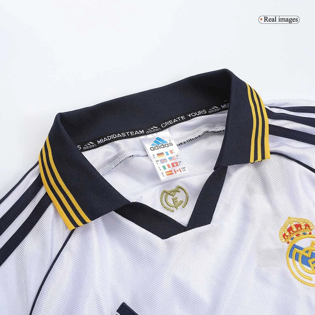 1999/00 Real Madrid Retro Away Soccer Jersey Long Sleeve