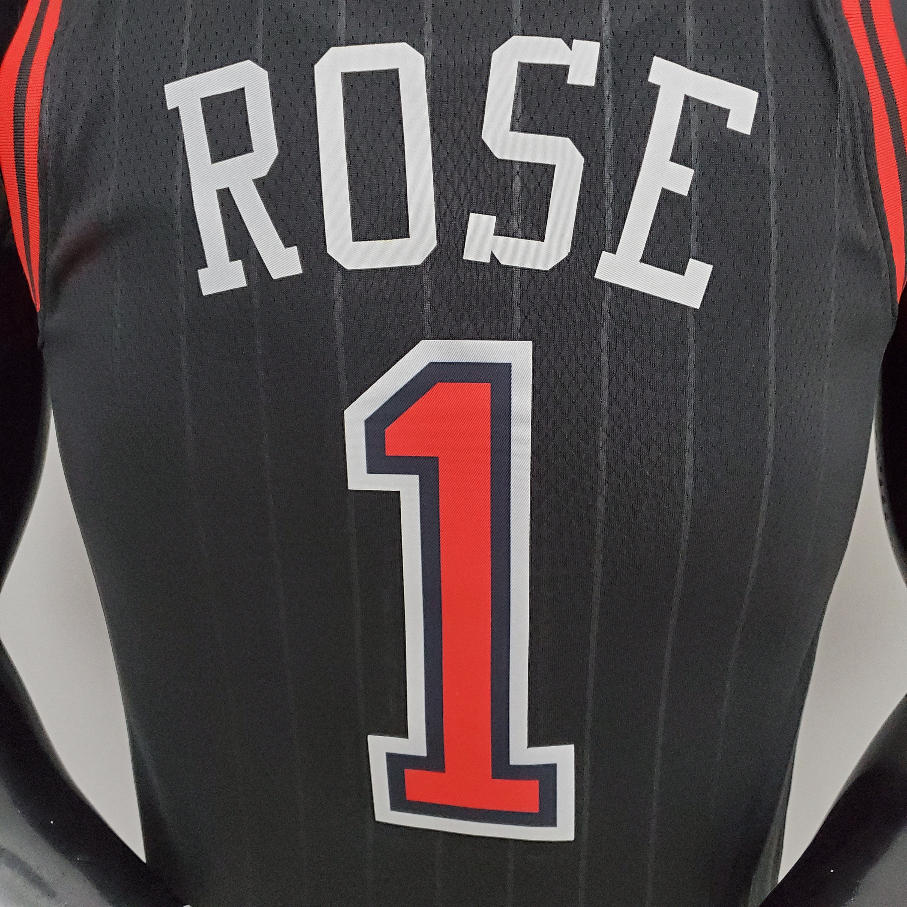 Derrick Rose Chicago Bulls 75th Anniversary Swingman Jersey Flyers Black