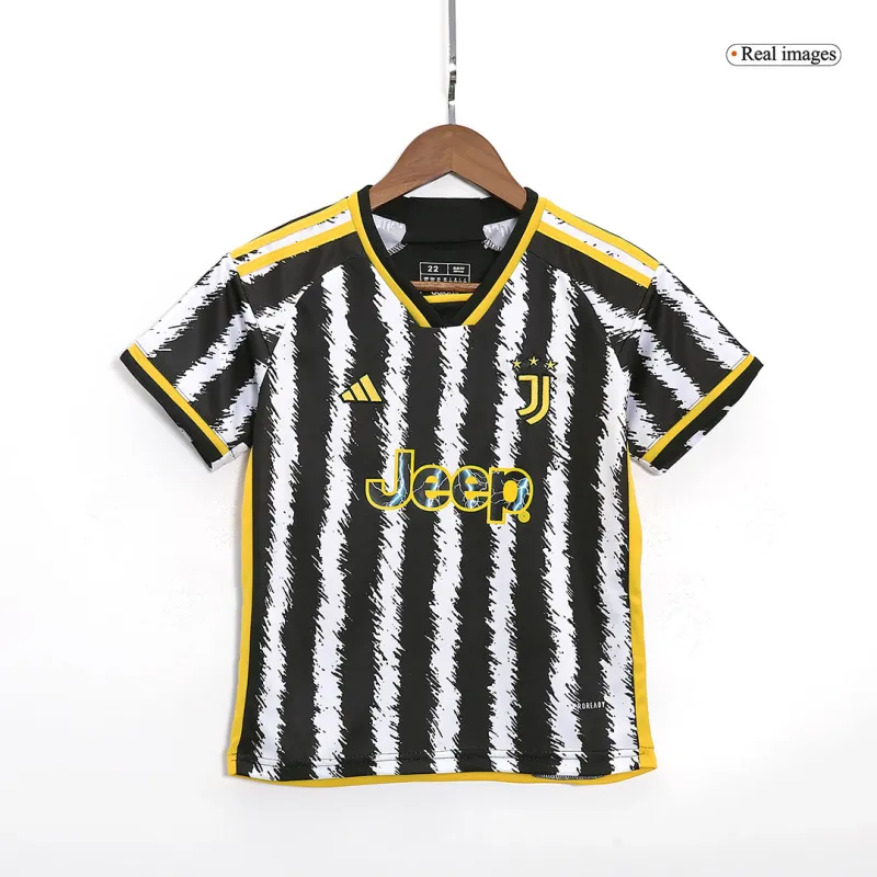2023-24  Kids Juventus Home Jersey Kit