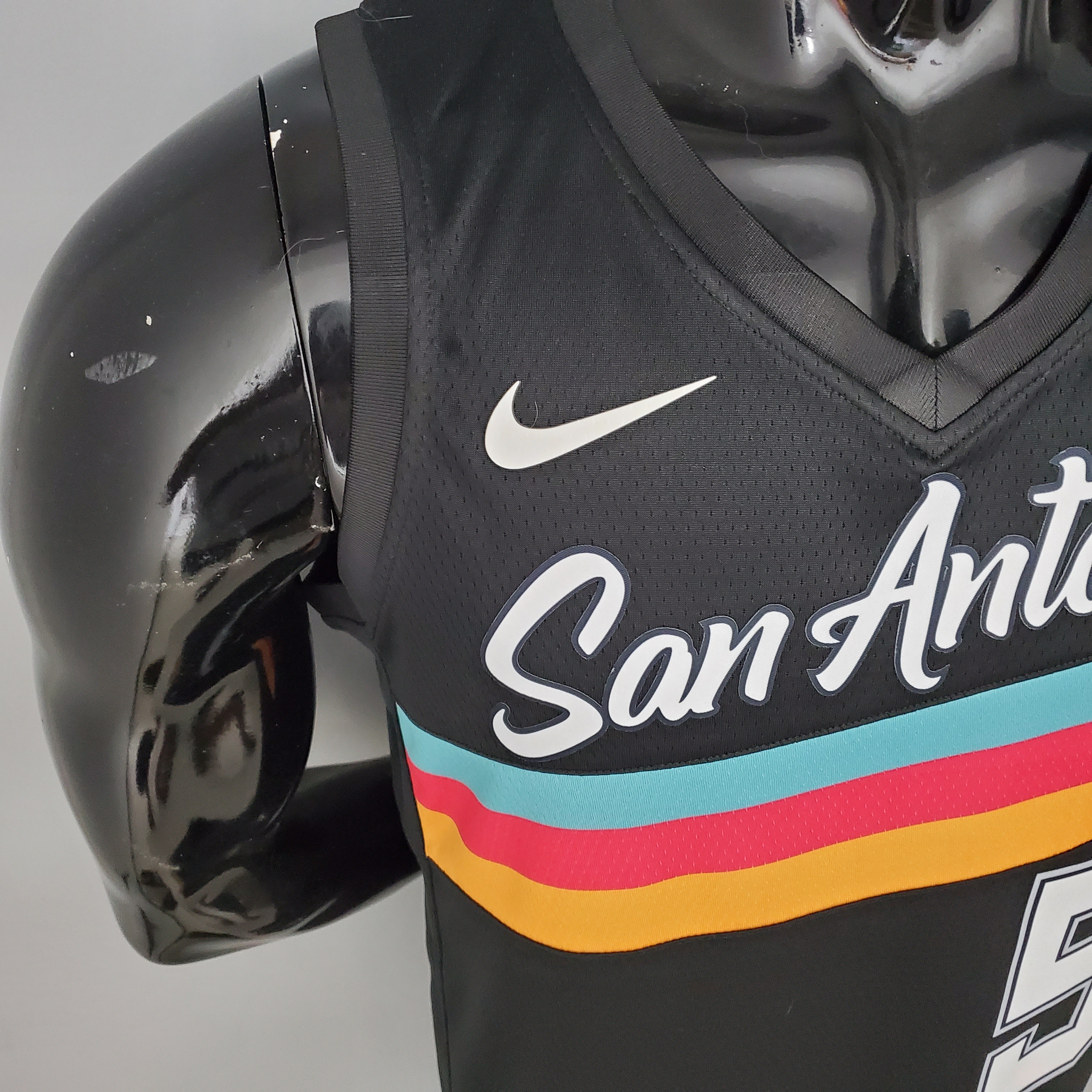 Dejounte Murray San Antonio Spurs City Edition Swingman Jersey Black