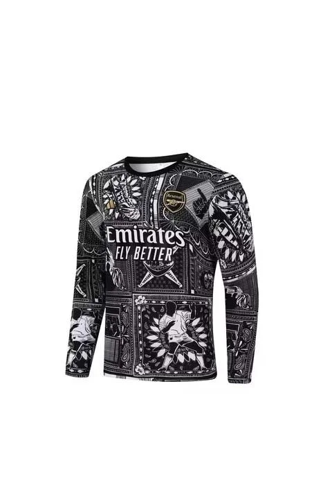 Arsenal Training Wear Black Football Shirt  2023