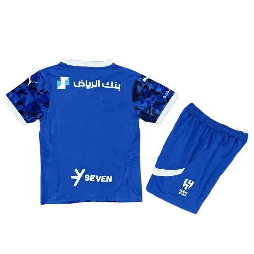 2024-25 Kids Al Hilal SFC Home Jersey(Shirt+Shorts)
