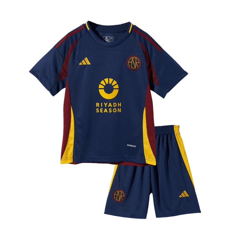 Kids Roma Custom Third Away Soccer Kits 2024-25