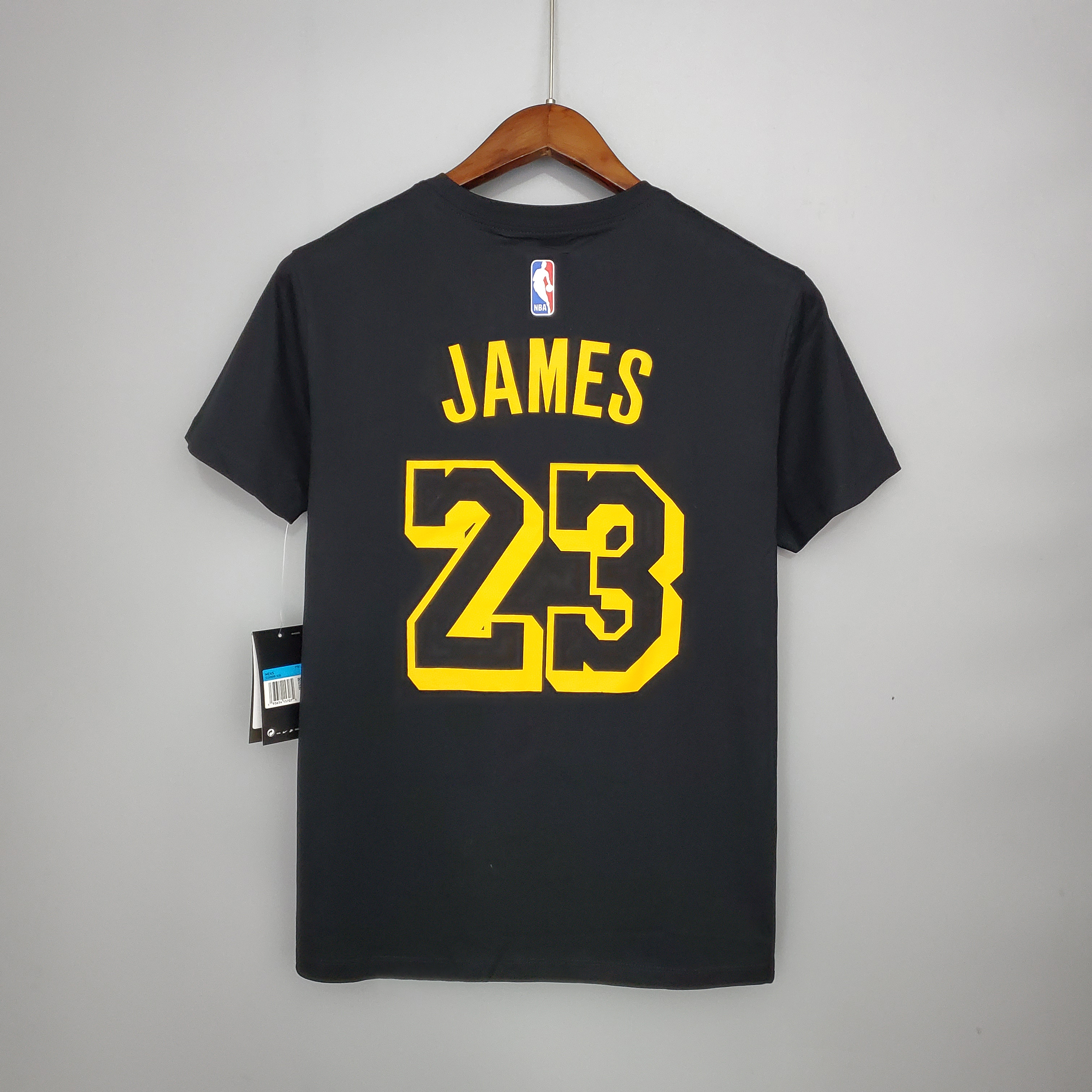 LeBron James Los Angeles Lakers Casual T-shirt Black