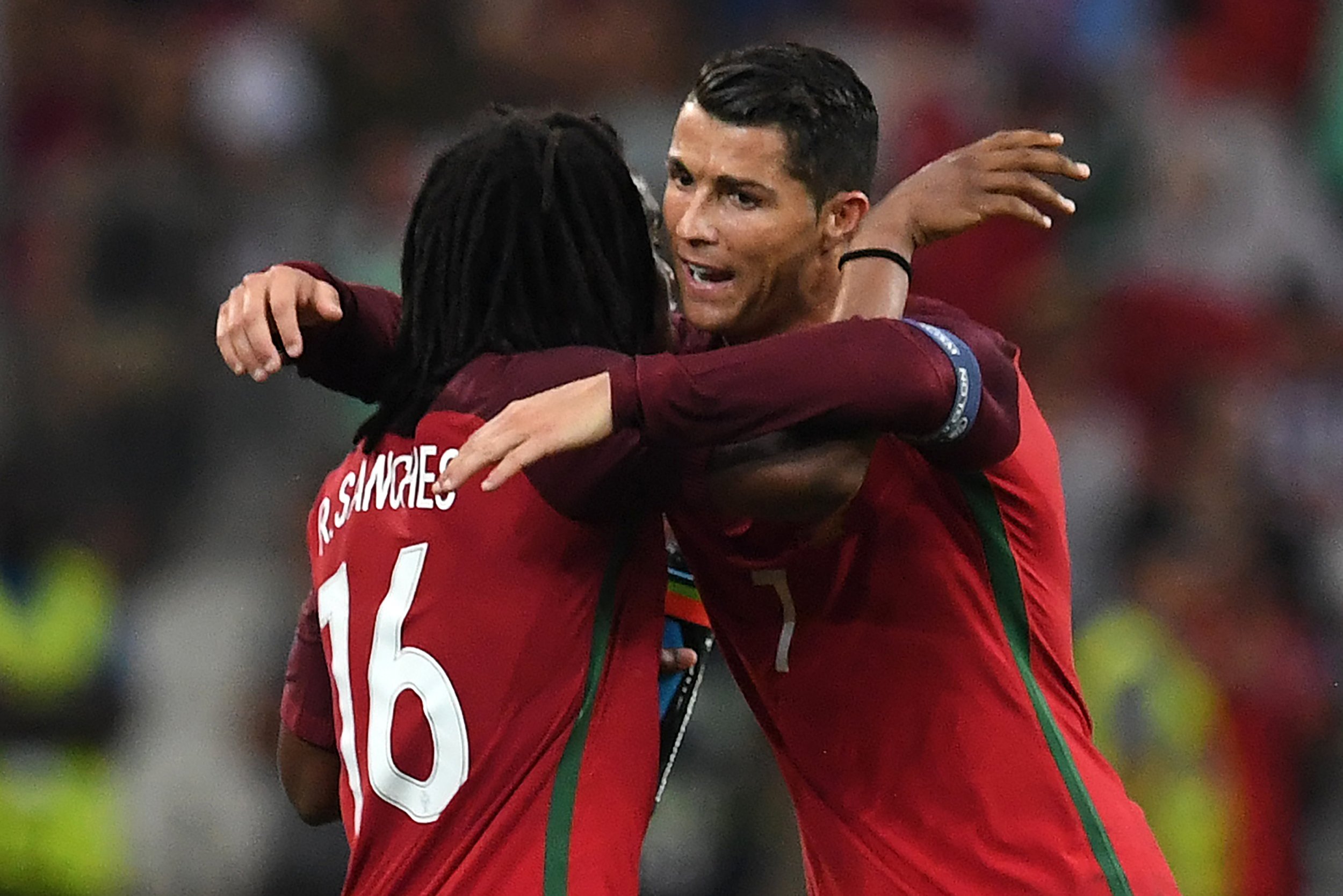 Portugal Retro Home Long Sleeve Jersey 2016