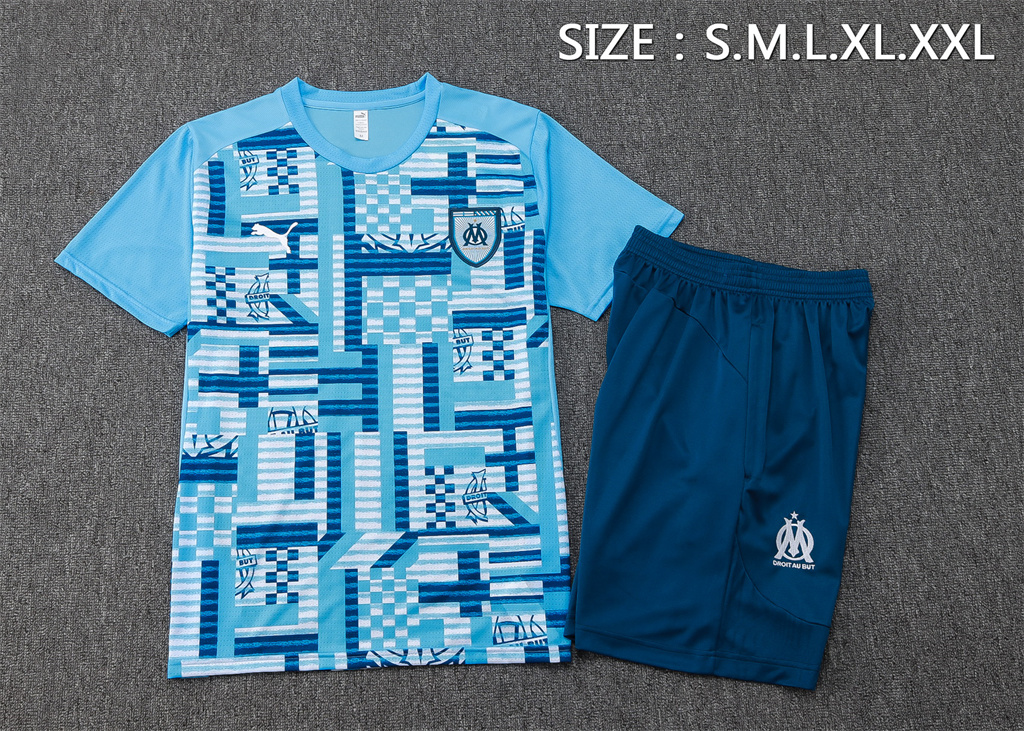 Marseille Training Short sleeve Suit 24/25