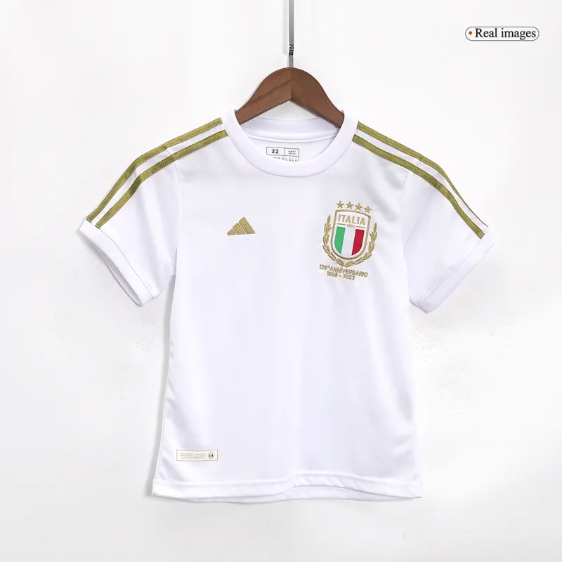 Kids Italy 125th Anniversary Kit Jersey+Shorts 2023