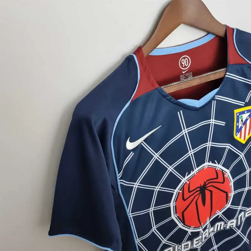 2004-2005 Atletico Madrid Retro Away Soccer Jersey Fan Version