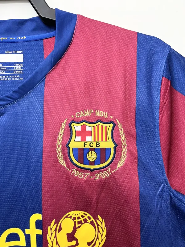 2007/08 Barcelona Retro Jersey 50-Years Anniversary