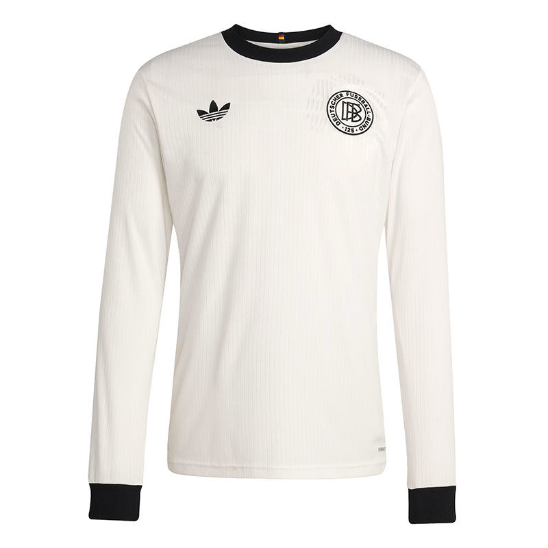 Germany 125th Anniversary Special Edition Long Sleeves Football Jersey White 2025/2026 Player Edition