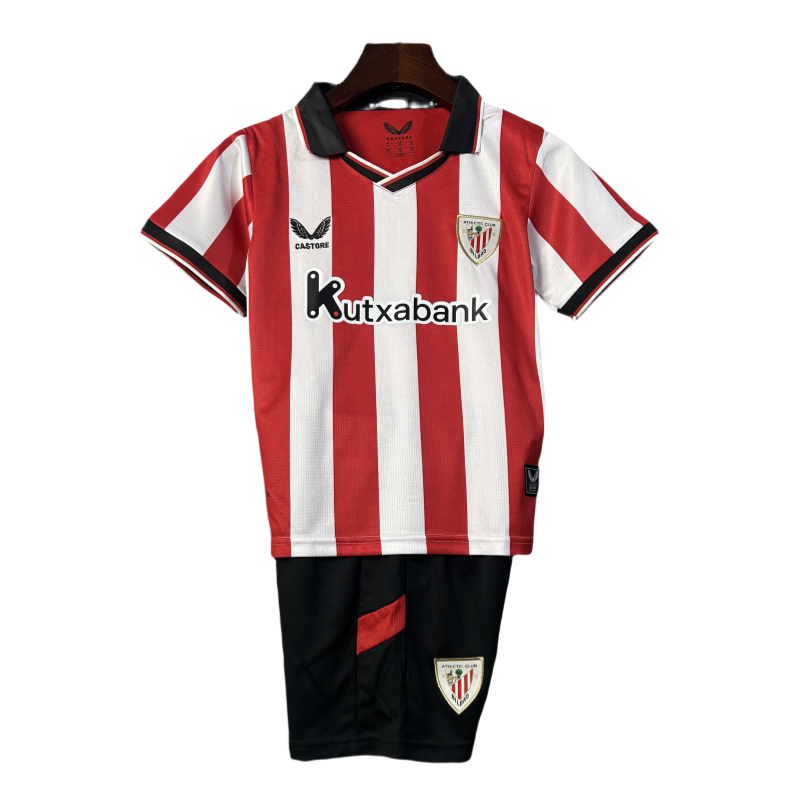 Athletic Bilbao  Home Kids Kit Soccer Jersey 2025-26