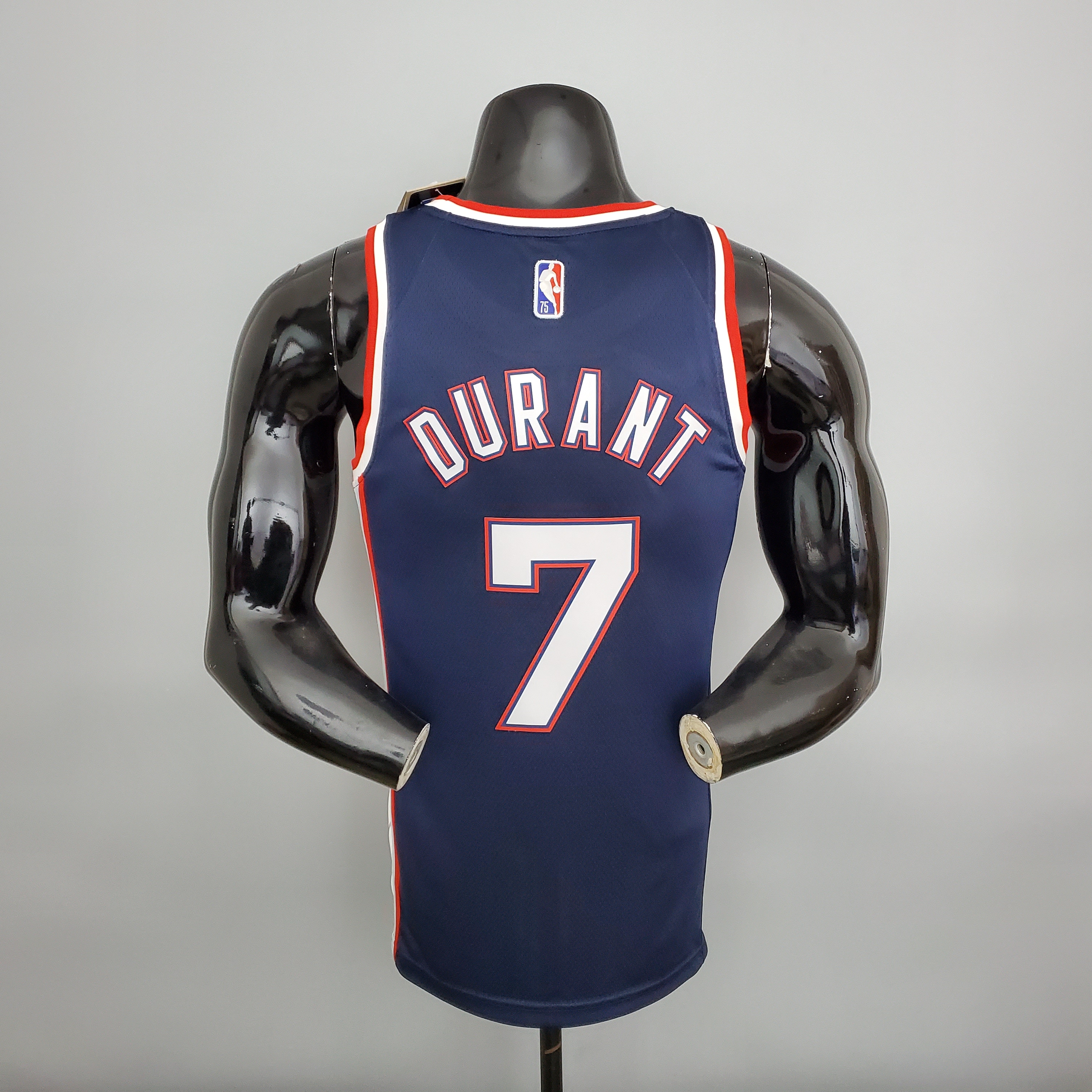 Kevin Durant Brooklyn Nets 2022 75th Anniversary Swingman Jersey Royal Blue