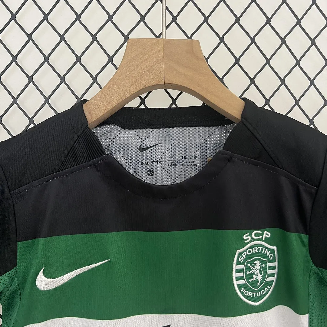 Kids Sporting CP Home Jerseys 2024-25