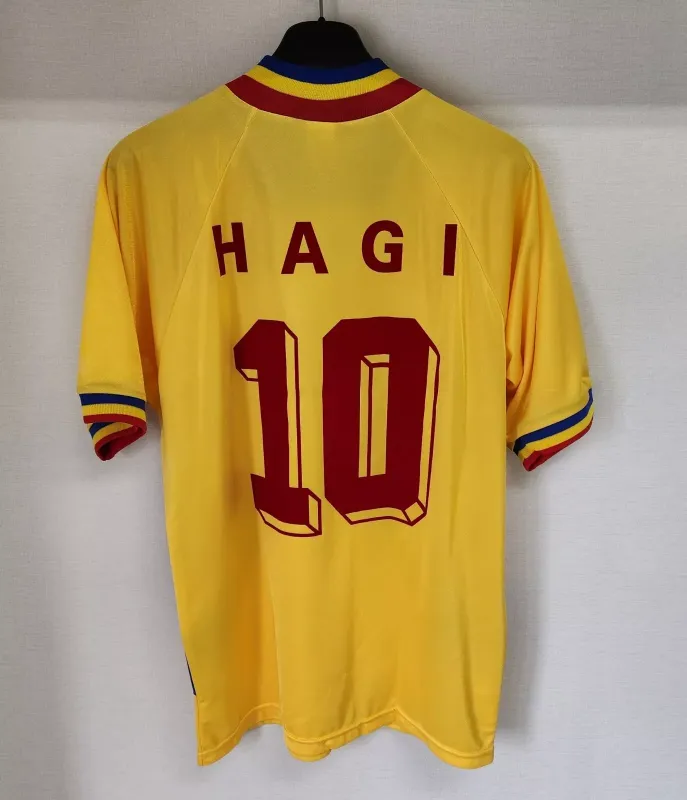 1994 Romania Home Football Retro Jersey