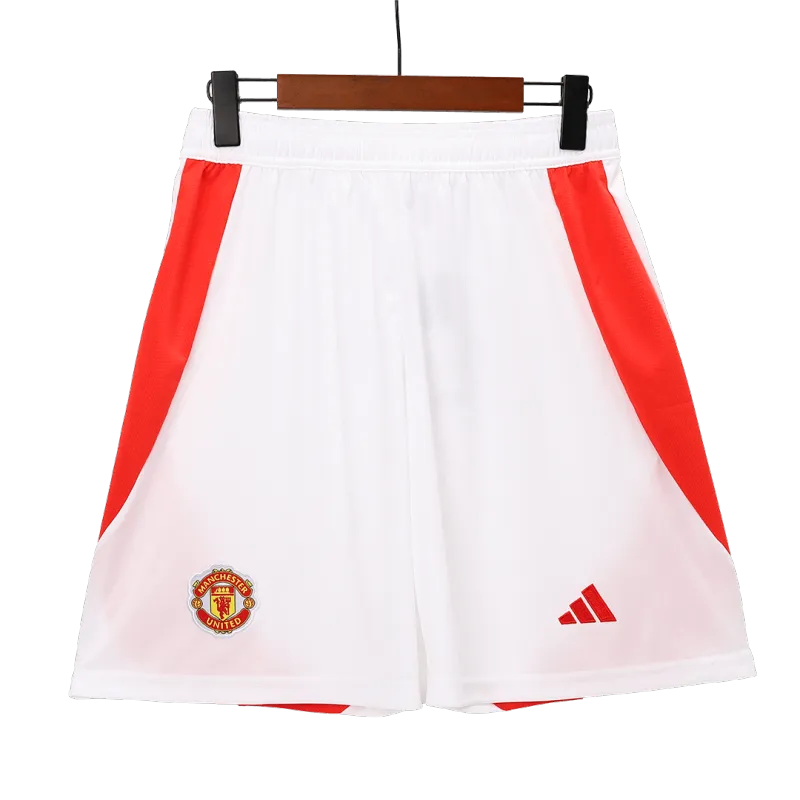 24-25 Manchester United Home Full Kit(Jersey+Shorts+Socks)