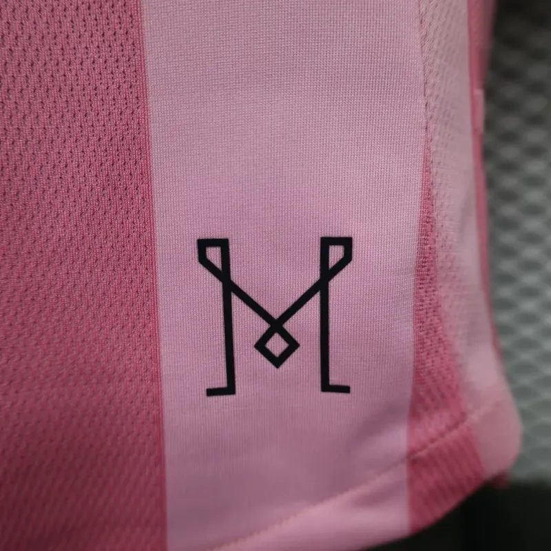 Inter Miami CF Home Pink Soccer Jersey Player Version Shirt 2025-26