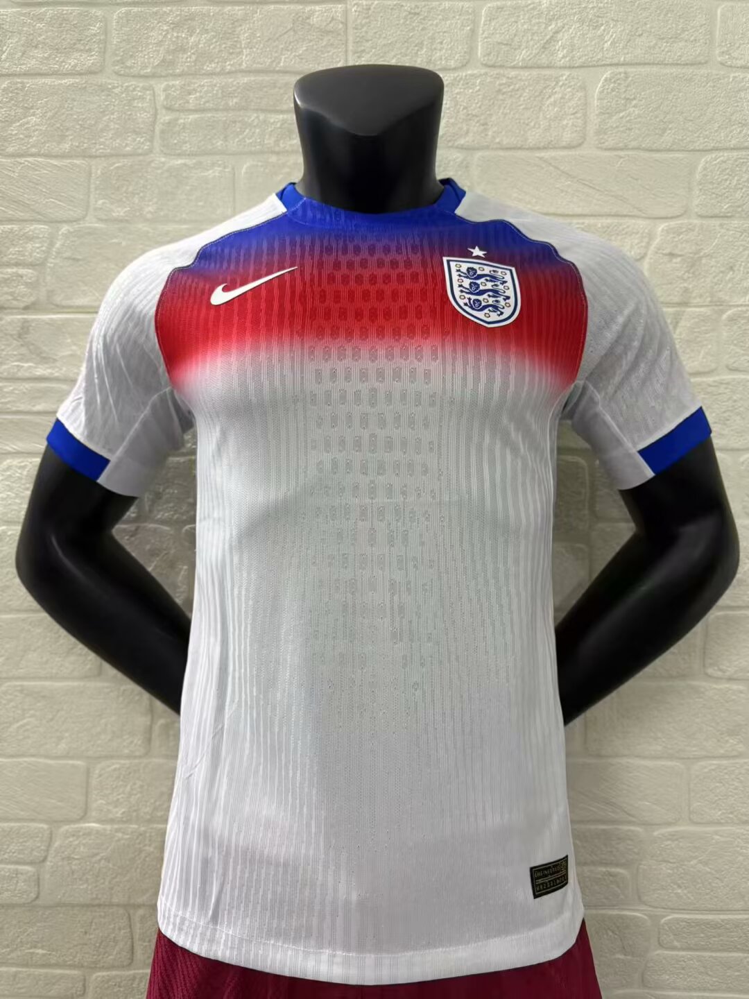 England Women's Team Euro 2025 Home Player Version Man Jersey