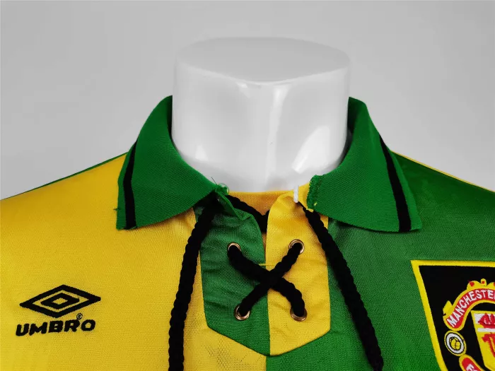 Manchester United Third Long Sleeve Retro Jersey 92/93