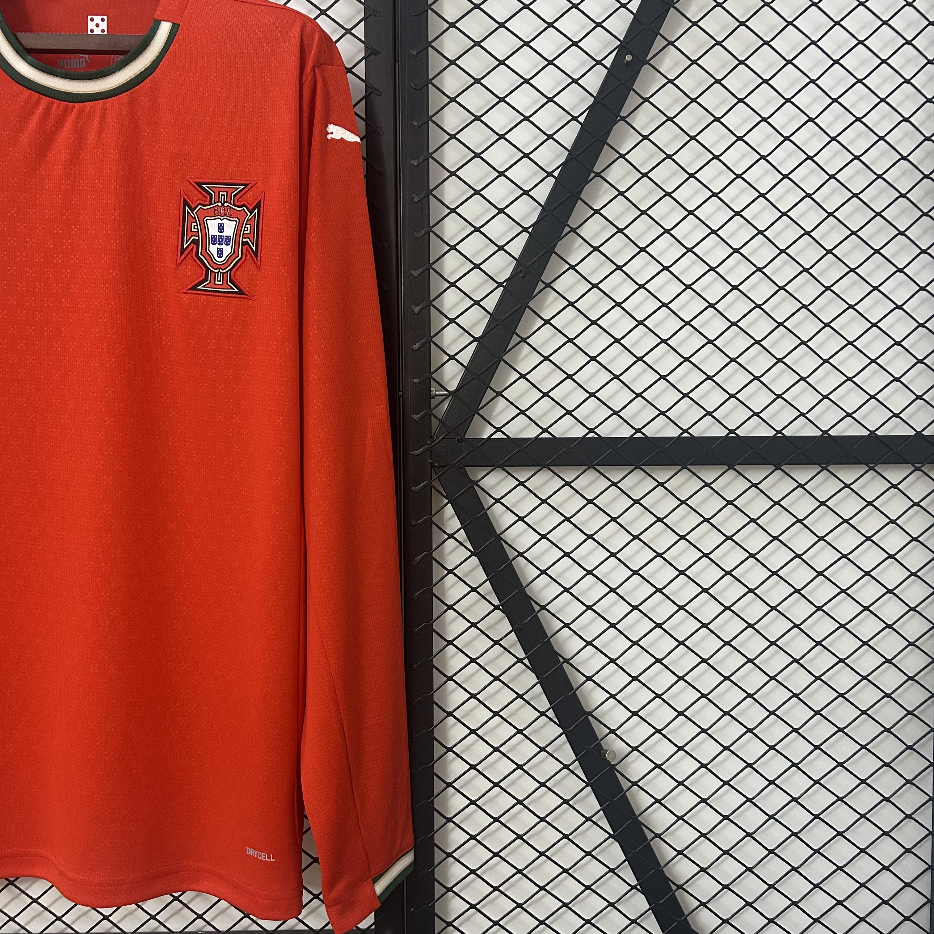 Portugal Euro 2025 Home Long Sleeve Man Jersey