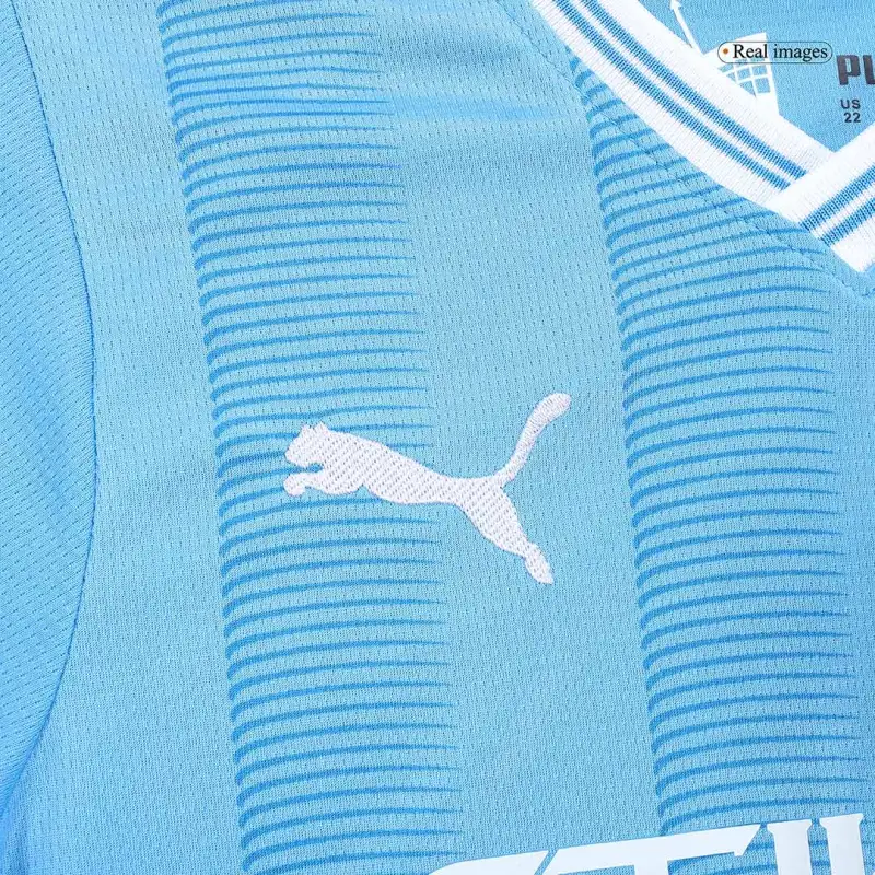 2023/24 Kids Manchester City Home Jersey Kit