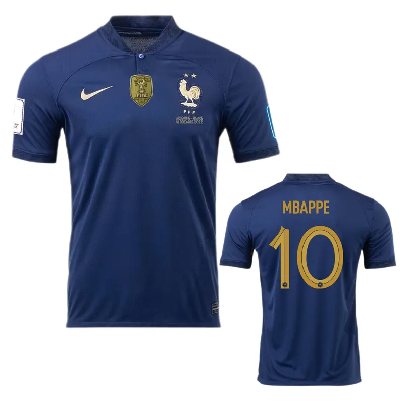 2022 France Soccer Jersey Home Replica World Cup