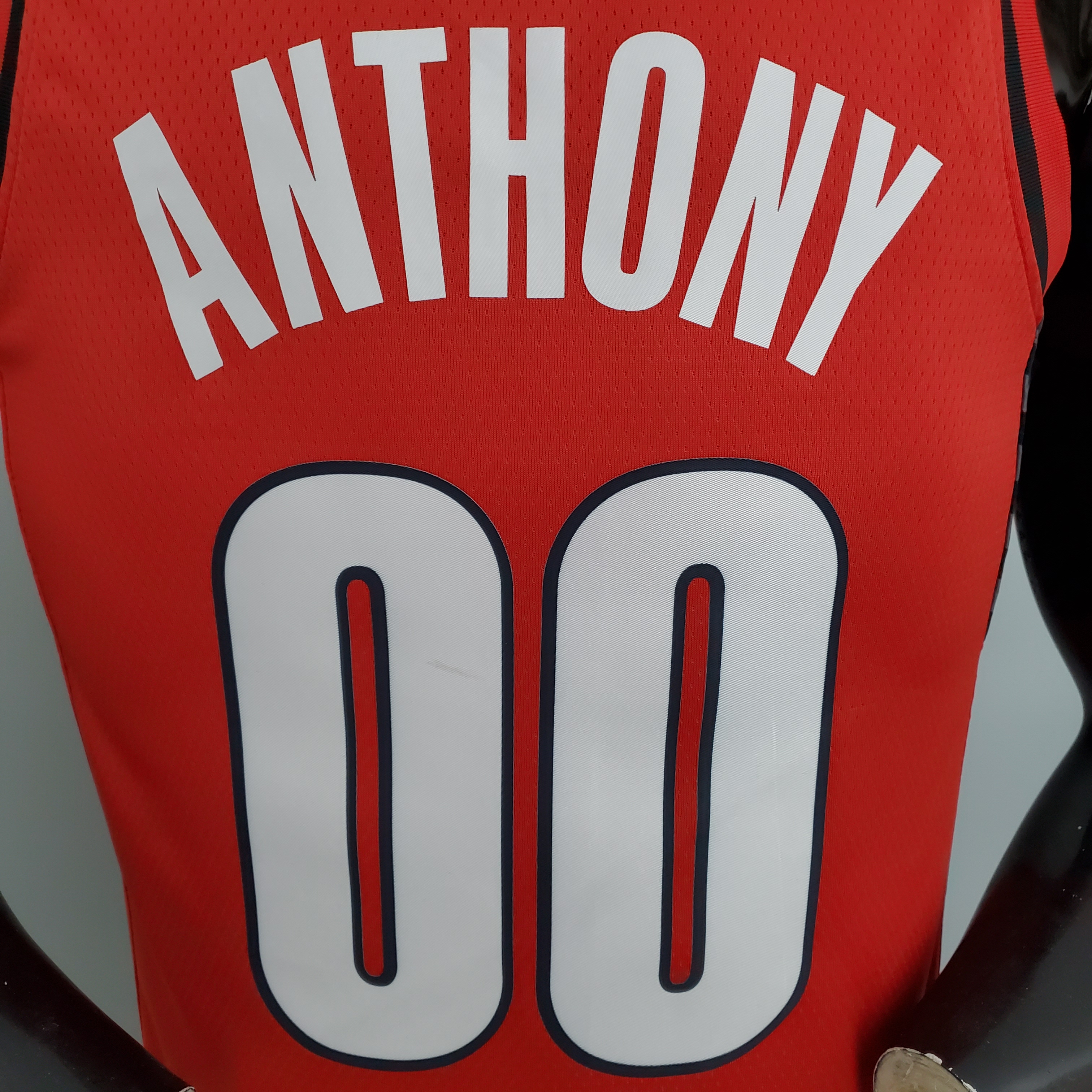Carmelo Anthony Portland Trail Blazers Swingman Jersey Red