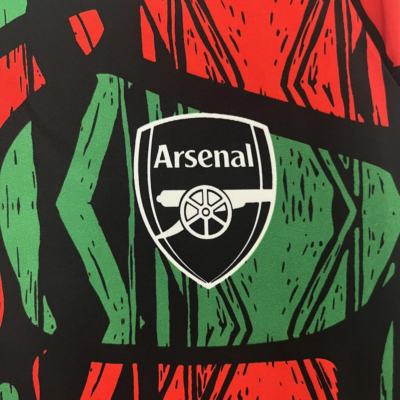 24-25 Arsenal Red&Green Windbreaker Jacket Football