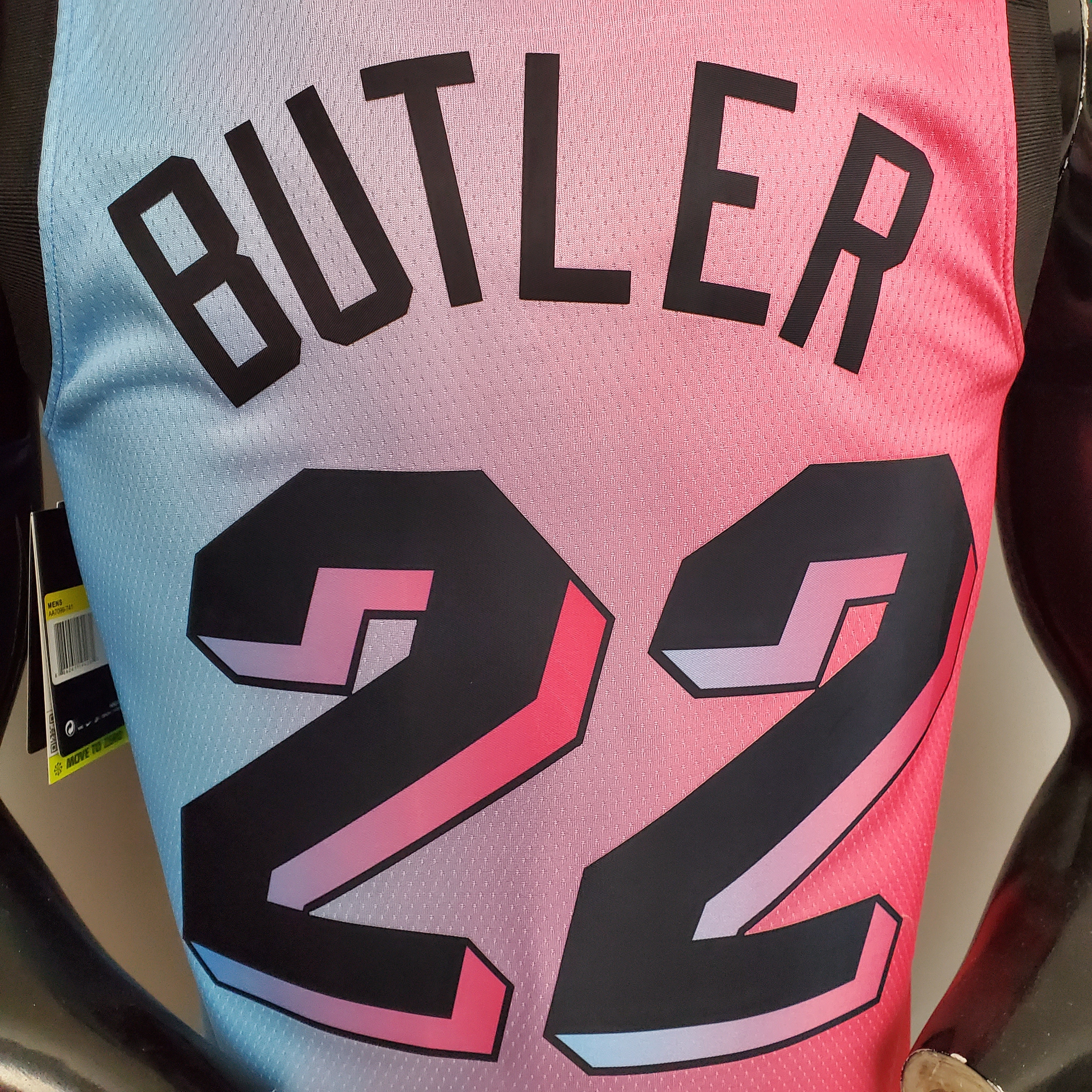 Jimmy Butler Miami Heat Swingman Jersey Pink Blue