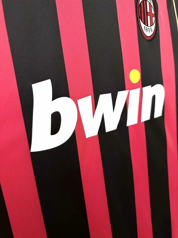 2006-07 AC Milan Ronaldo #99 Maldini #3 Kakà #22 Retro Jersey Home Replica