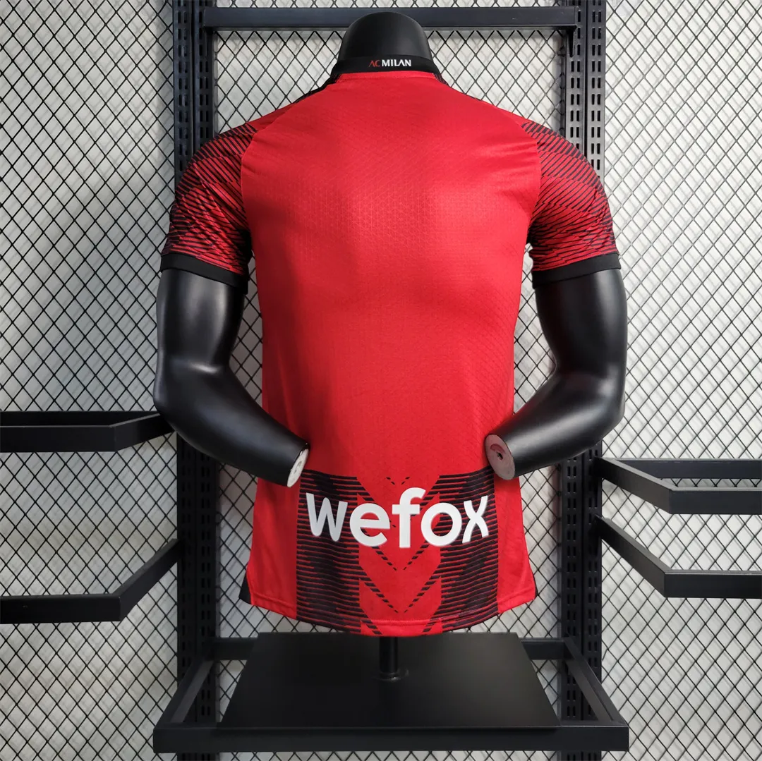 23-24 AC Milan Jersey Home Player Version