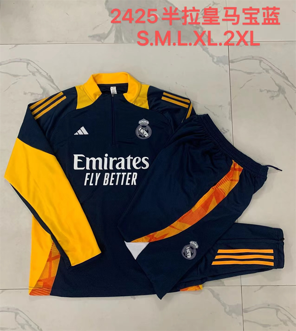 Real Madrid Training Jersey Suit 24/25