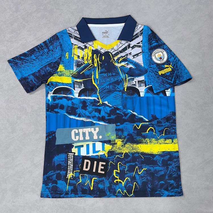 25-26 Man City Blue Limited Edition Fans Soccer Jersey