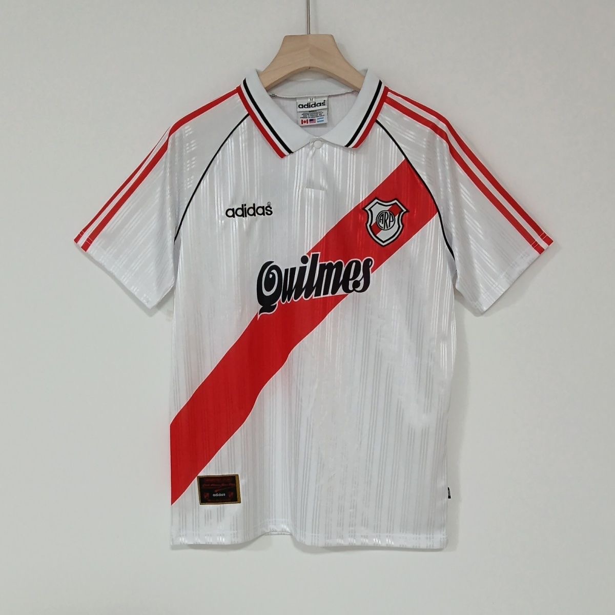 1995-1996 River Plate Home Retro Soccer Jersey
