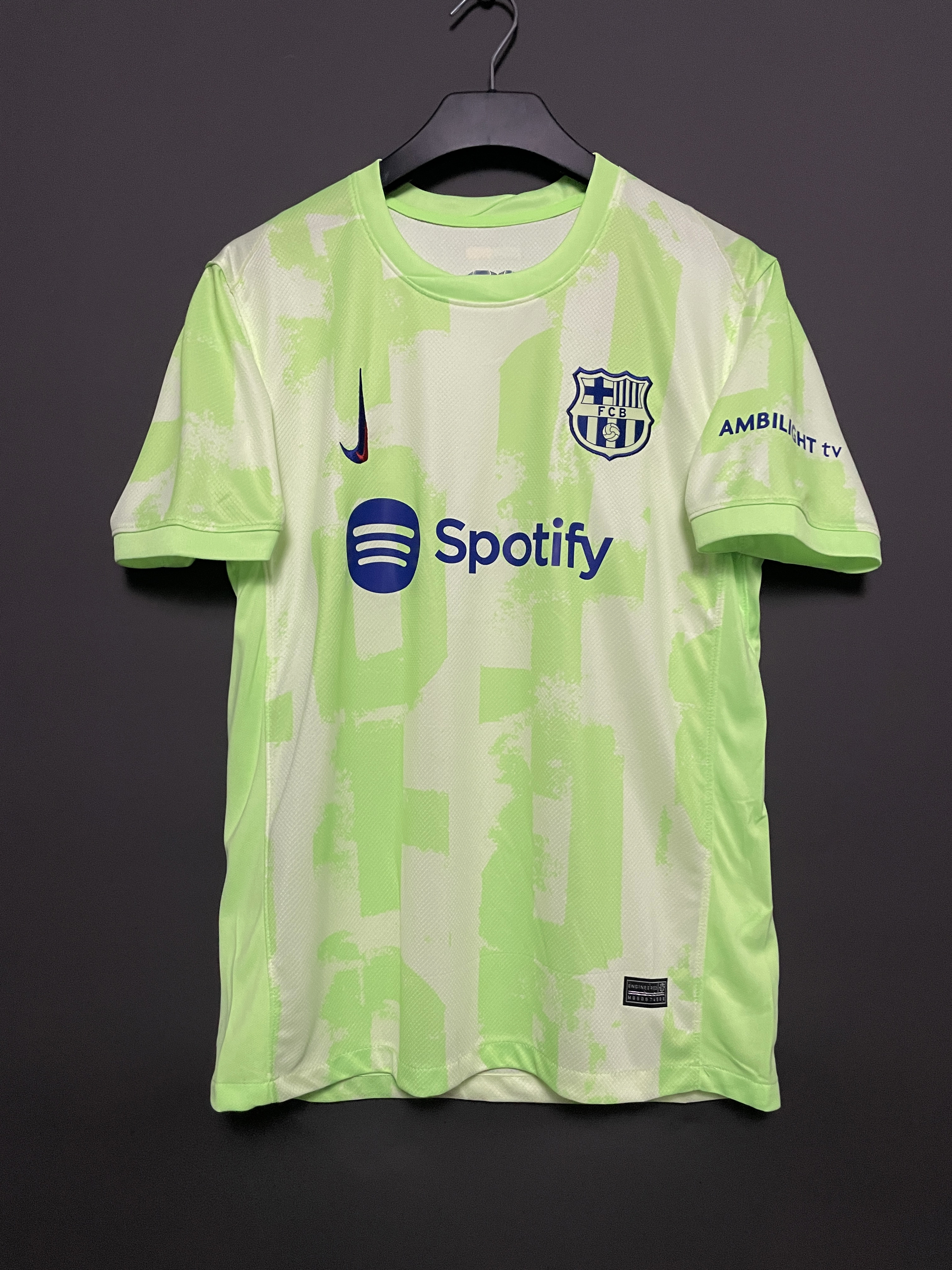 24-25 Barcelona Third Away Soccer Jersey
