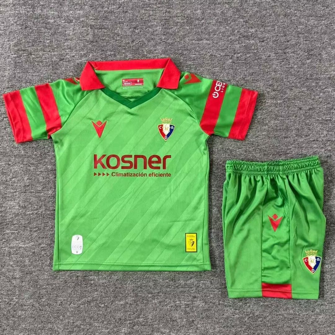 2025-26 0sasuna Away Kids Soccer jersey