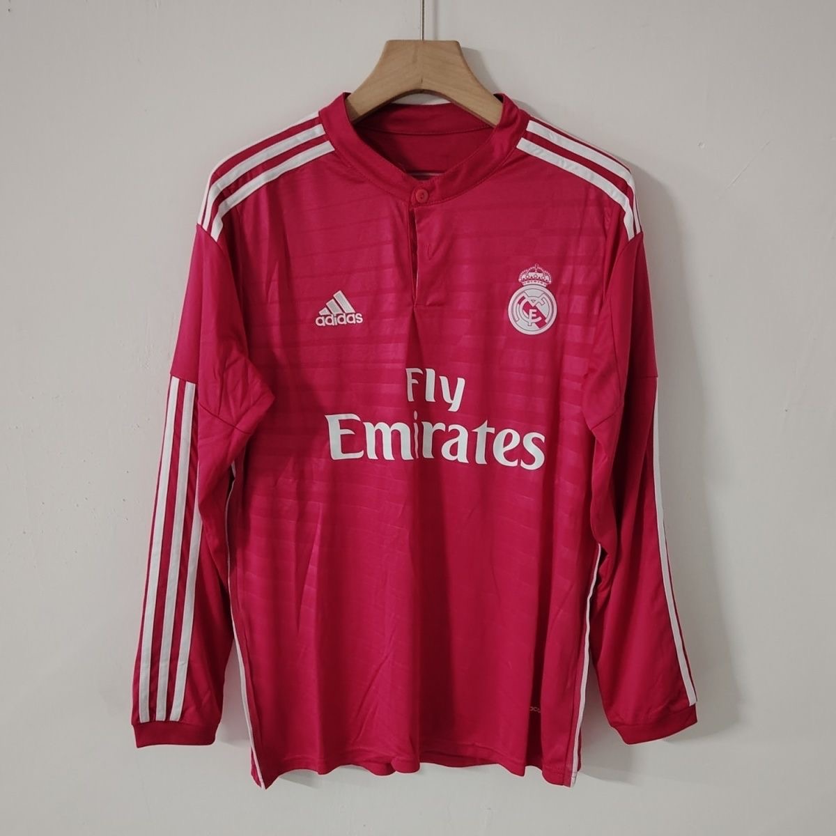 Real Madrid Away Long Sleeve Retro Jersey 2014/15