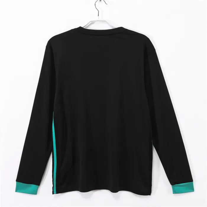 2017-18 Real Madrid home Retro long sleeve Football jersey