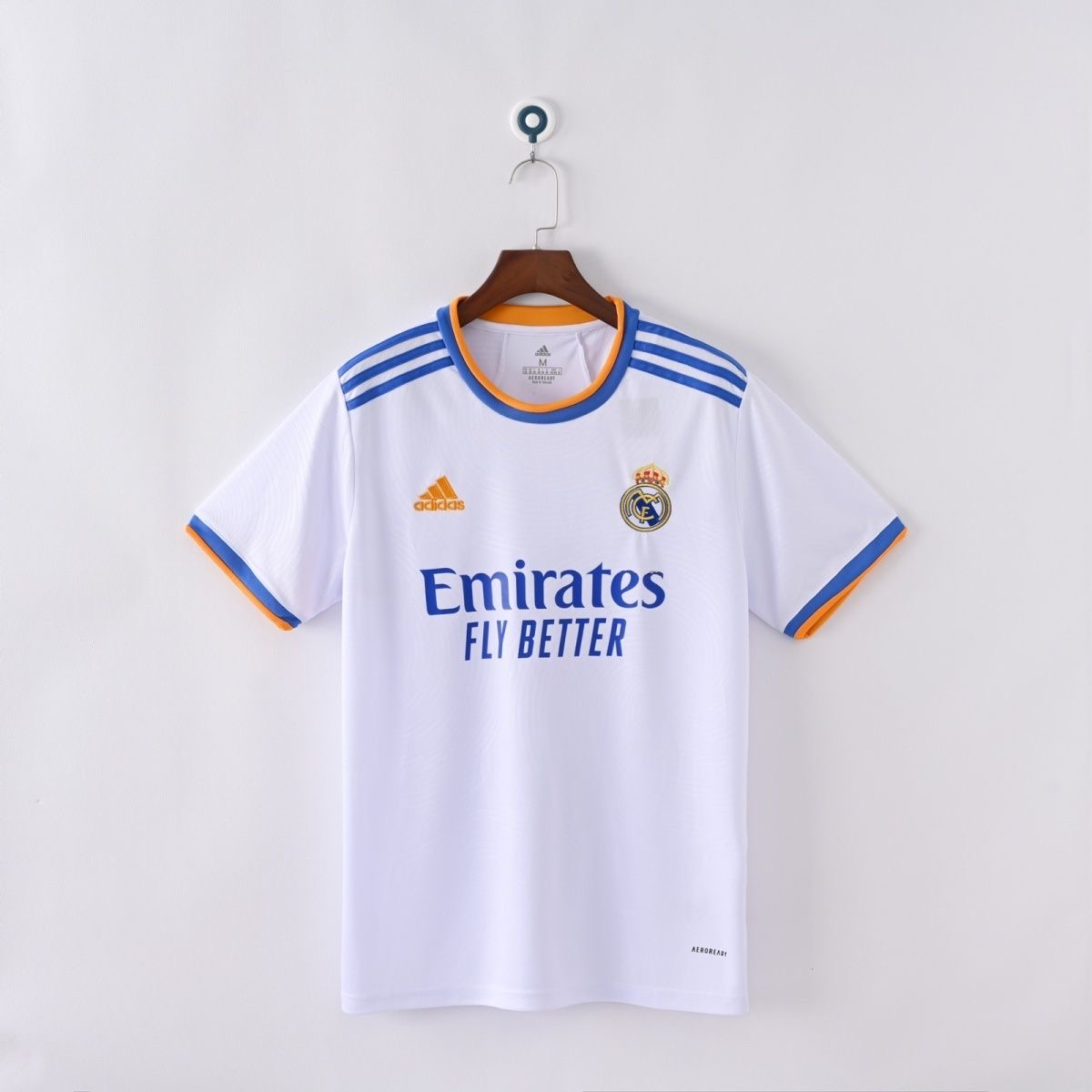 Real Madrid Home Soccer Jersey Retro Shirt 21-22
