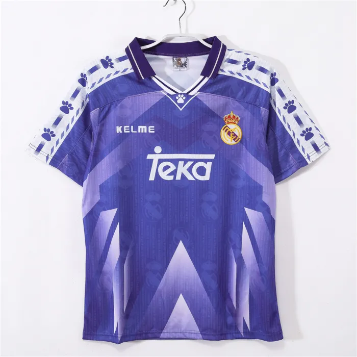 Real Madrid Retro Jersey Away Shirt 1996-97