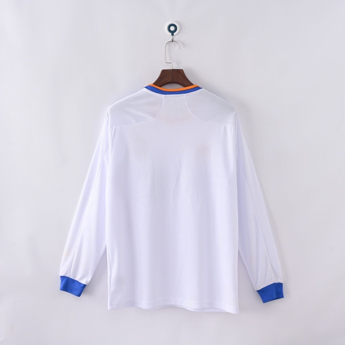 Real Madrid Home Soccer Jersey Retro Long Sleeve Shirt 21-22