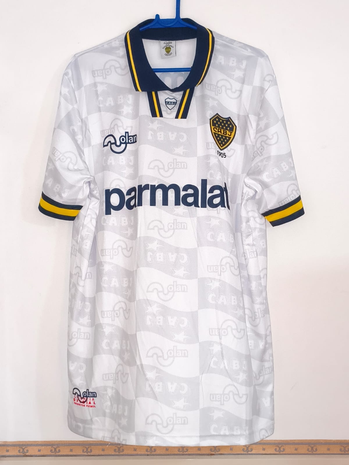 1995-1996 Boca Juniors Away Retro Soccer Jersey