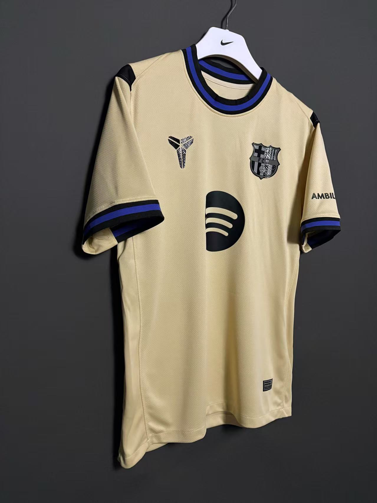 Barcelona Away football Jersey 2025-26 Fan version