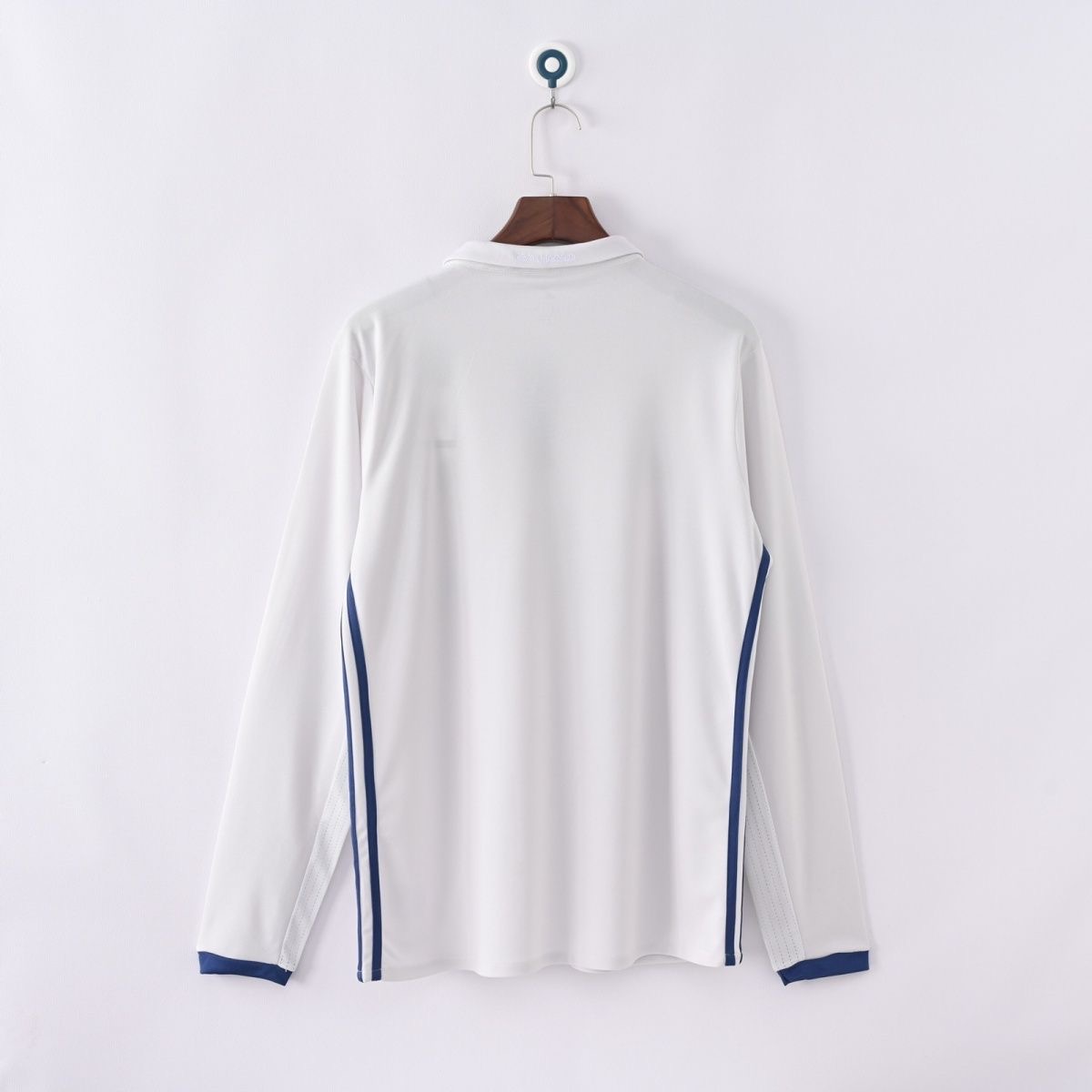 2016/17 Real Madrid Retro Long Sleeve Home Jersey