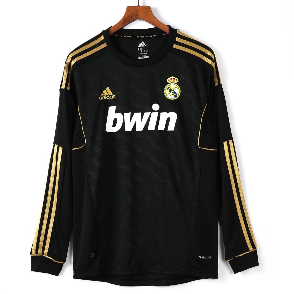 Real Madrid Away Long Sleeve Retro Jersey 2011/12