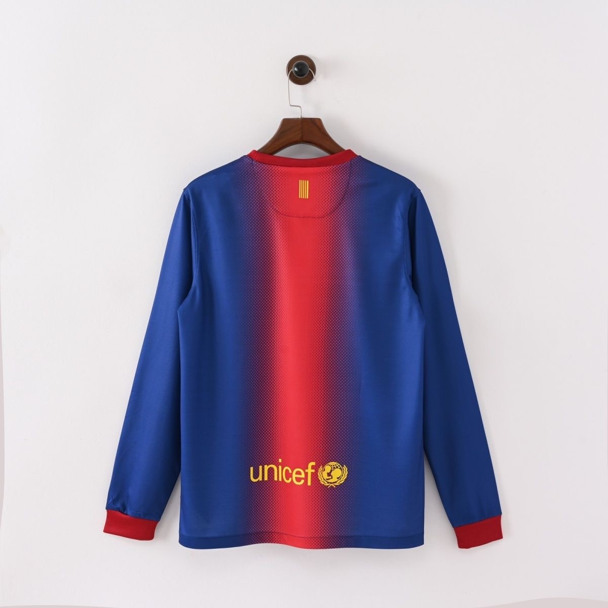 12-13 Barcelona Retro Long Sleeves Jersey Home