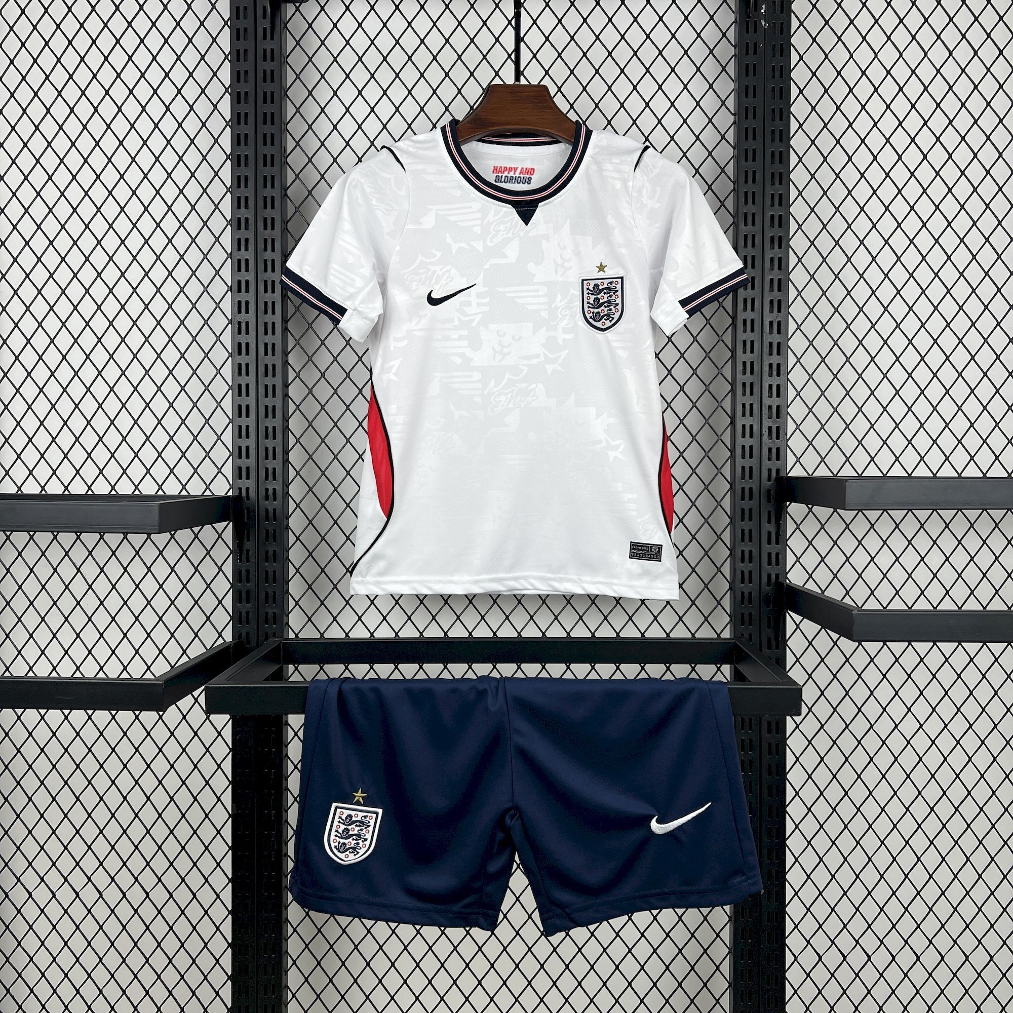 Kids England 2026 World Cup Home Jersey Kit