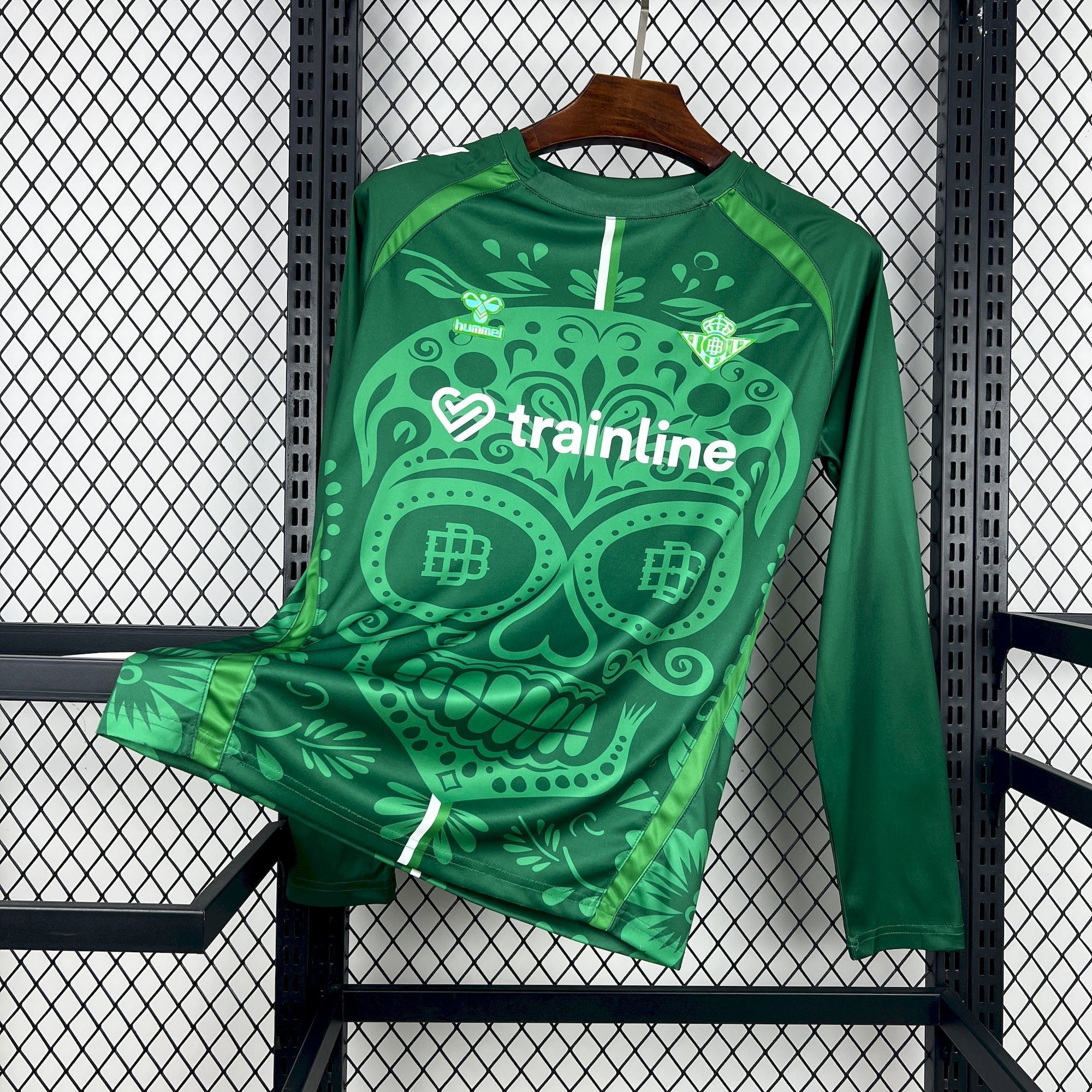 Mens Real Betis 2025/26 Pre-Match Long Sleeve Jersey