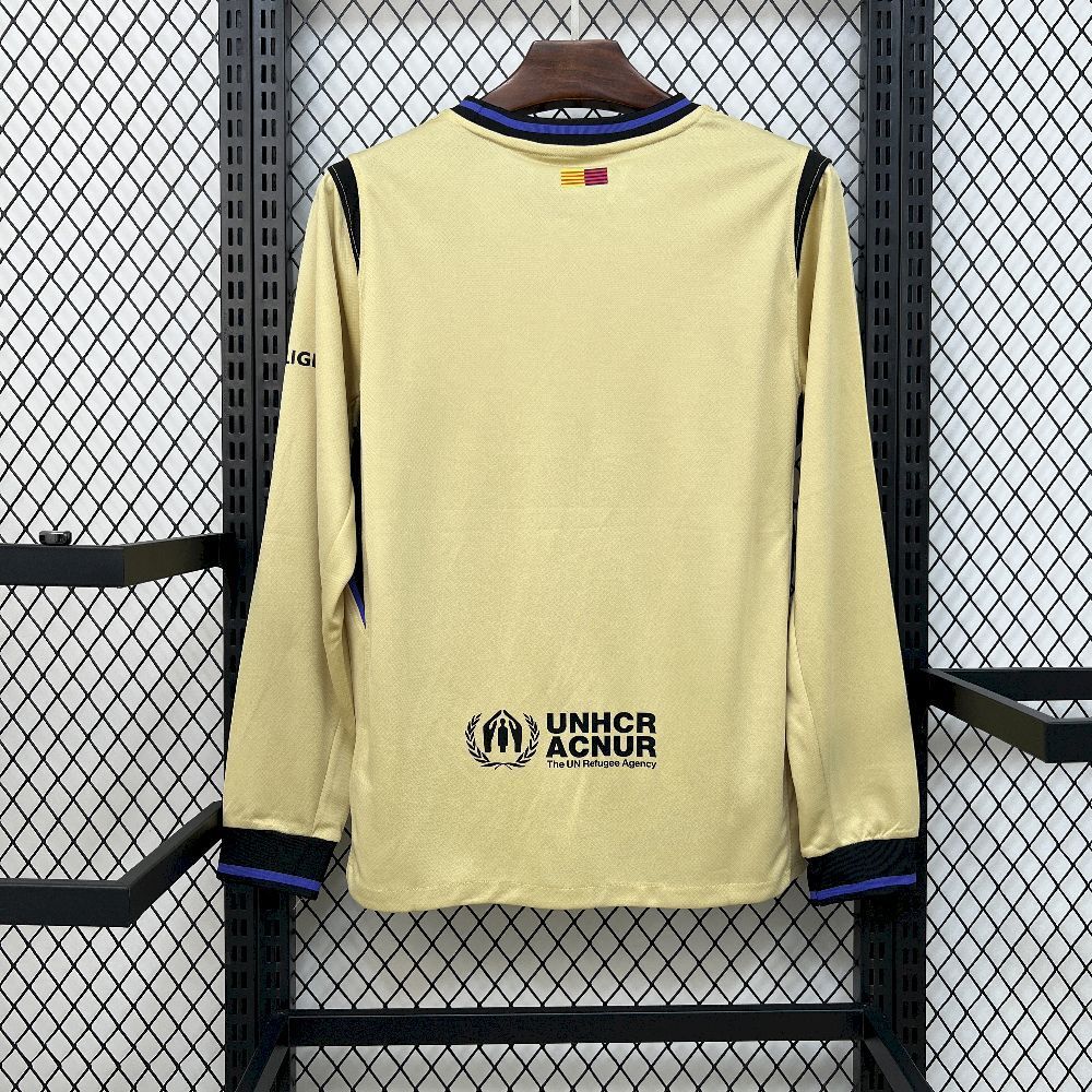 Barcelona 2025/26 Away Long Sleeve Jersey