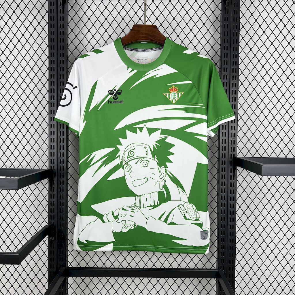 Real Betis 2025/26 Hummel x Limited-edition Naruto Jersey